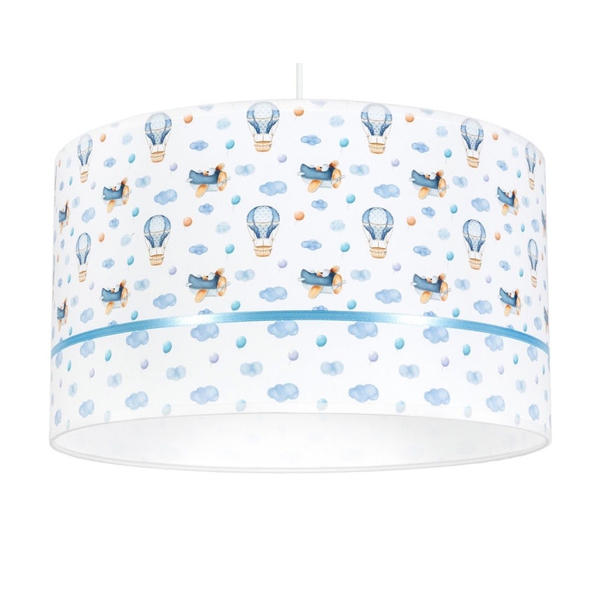 Hanglamp voor Kinderen PIKKI 1xE27/60W/230V blauw