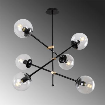 Hanglamp voor Oppervlak Montage MARTI 6xE27/100W/230V