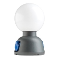 Helios 306-WLG223Z - Luminaire pour atelier LED extérieur WORK GLOBE 2 LED/23W/230V