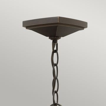 Hinkley - Hanglamp aan een ketting voor buiten MANHATTAN 1xE27/100W/230V IP23 zwart