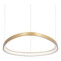 Ideal Lux - Dimbare LED hanglamp aan een koord GEMINI LED/48W/230V diameter 61 cm goud