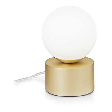 Ideal Lux - Lampe de table PERLAGE 1xG9/3W/230V doré/blanc