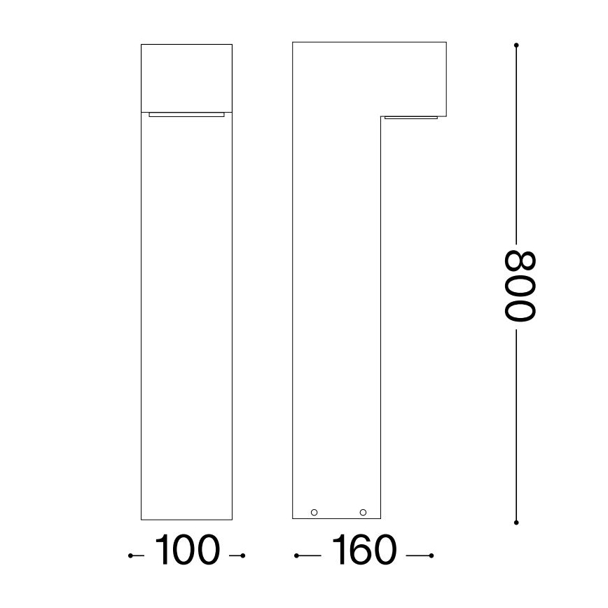 Ideal Lux - Lampe extérieure SIRIO 2xG9/15W/230V IP44 blanc