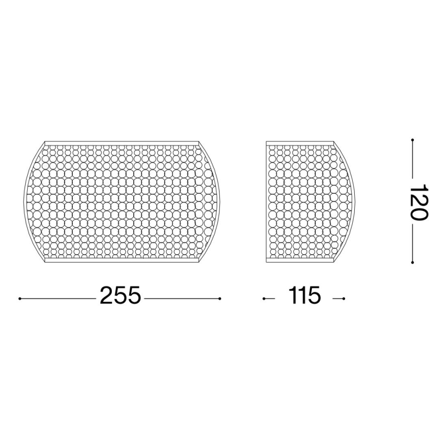 Ideal Lux - LED Kristallen wandlamp PASHA 3xG9/3W/230V