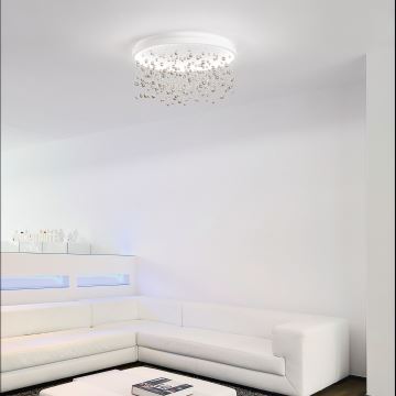 Ideal Lux - Plafonnier à intensité variable ARMONY LED/77W/230V d. 75 cm