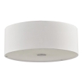 Ideal Lux - Plafonnier WOODY 4xE27/60W/230V d. 50 cm blanc