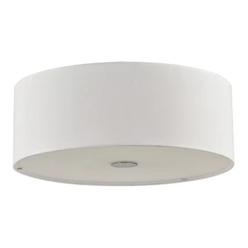 Ideal Lux - Plafonnier WOODY 4xE27/60W/230V d. 50 cm blanc