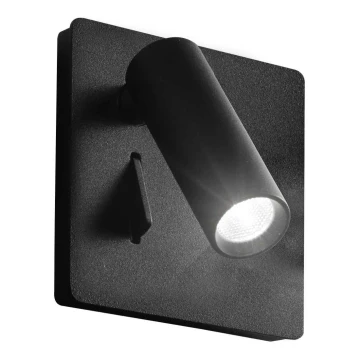 Ideal Lux - Spot mural LITE LED/3W/230V noir