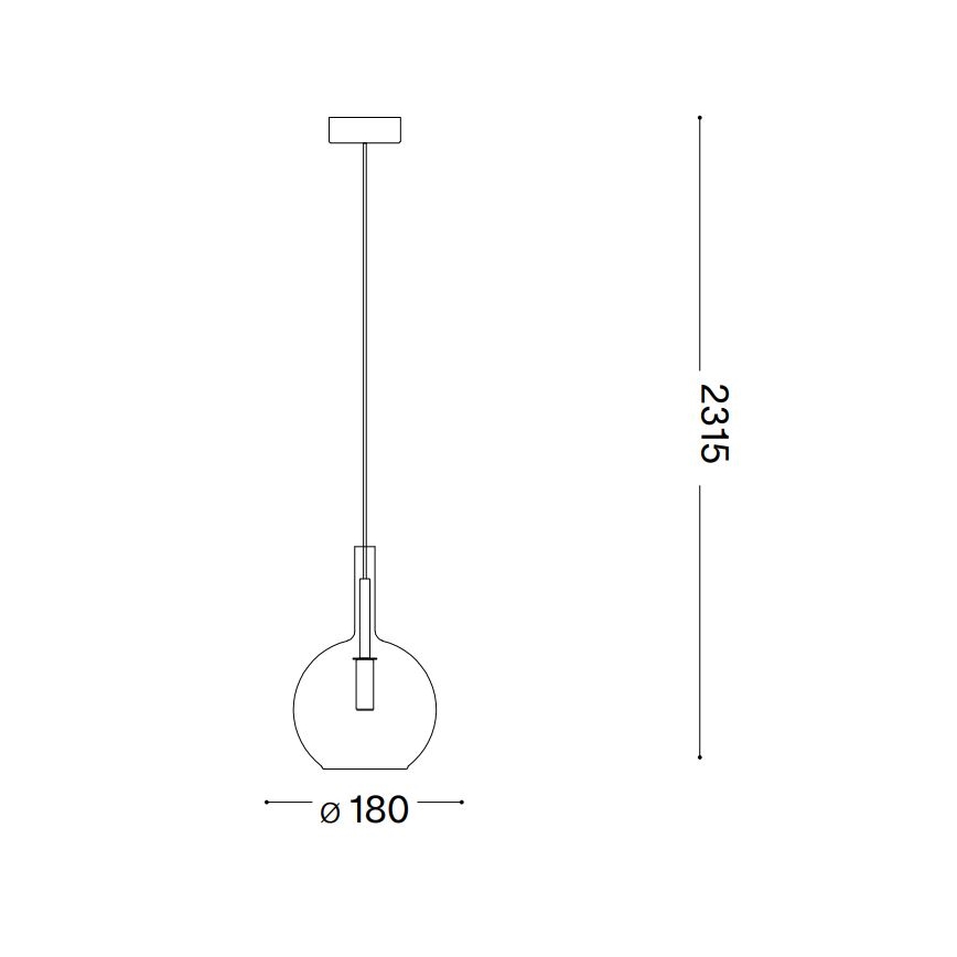 Ideal Lux - Suspension filaire EMPIRE 1xG9/3W/230V