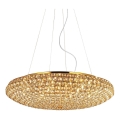 Ideal Lux - Suspension filaire en cristal KING 12xG9/40W/230V d. 65 cm doré