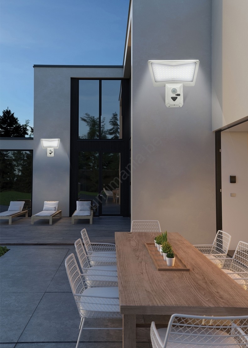 Immax L Applique Murale Solaire Led Avec D Tecteur Led W V