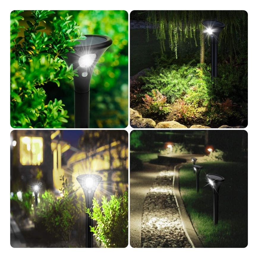 LED Solar lamp met sensor LED/1W/3,7V 6000K IP65