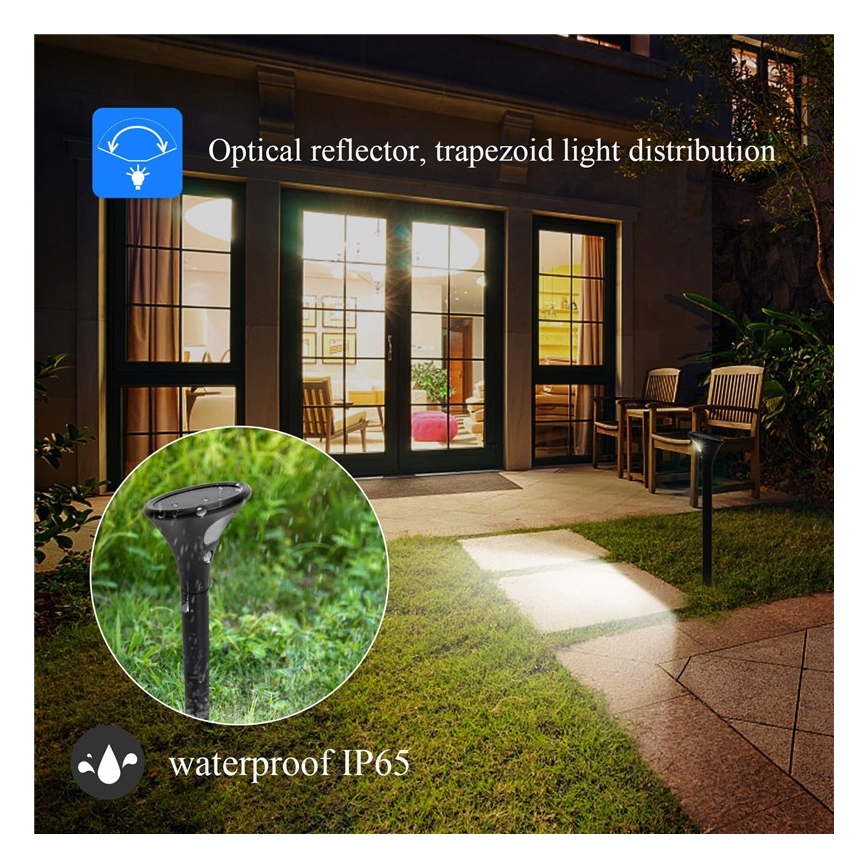 LED Solar lamp met sensor LED/1W/3,7V 6000K IP65