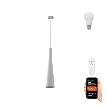 Immax NEO 07052L - LED RGBW Dimbare hanglamp aan een koord TROMPETA 1xE27/8,5W/230V + afstandsbediening Tuya