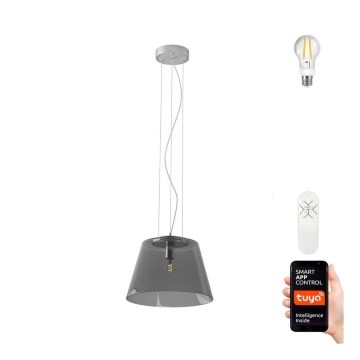 Immax NEO 07054L - LED RGBW Dimbare hanglamp aan een koord CONO 1xE27/8,5W/230V 32 cm Tuya + afstandsbediening