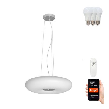 Immax NEO 07059L - Suspension filaire LED RGBW à intensité variable FUENTE 3xE27/8,5W/100-240V 40 cm + télécommande Tuya