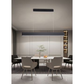 Immax NEO 07157-B120X - LED RGB+CCT Dimbare hanglamp aan een koord MILANO LED/40W/230V Tuya zwart