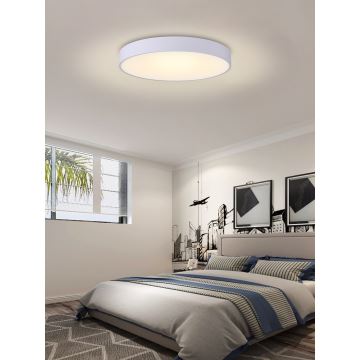 Immax NEO 07207L-Plafonnier LED à intensité variable RONDATE 65W/230V 3000-6000K Tuya blanc + télécommande