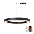 Immax NEO 07211L - Dimbare LED hanglamp aan een koord PASTEL LED/68W/230V 2700-6500K Tuya zwart + afstandsbediening