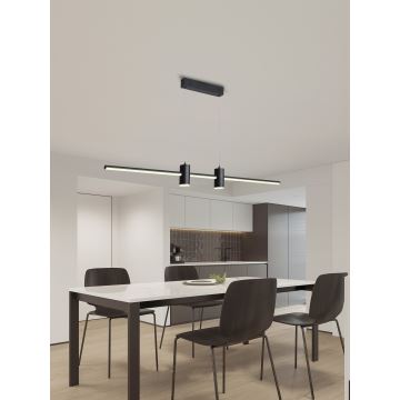 Immax NEO 07230L - Dimbare LED hanglamp aan een koord NEO LITE ESTRELAS LED/30W/230V 2700-6500K Wi-Fi Tuya + afstandsbediening