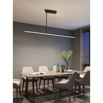 Immax NEO 07235L - Dimbare LED hanglamp met vaste pendel NEO LITE ASTA LED/28W/230V Wi-Fi Tuya 2700-6500K + afstandsbediening