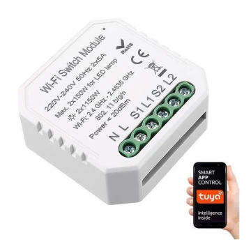 Immax NEO 07516L - Slimme Controller NEO LITE V3 2-knoppen Wi-Fi Tuya