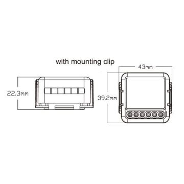 Immax NEO 07572L - Smart afstandsbediening NEO LITE V8 2-knops Tuya