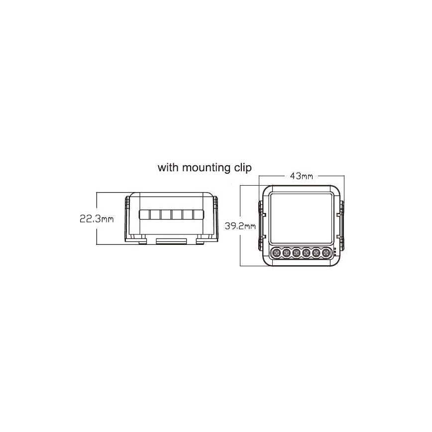 Immax NEO 07572L - Télécommande connectée NEO LITE V8 2 boutons Tuya