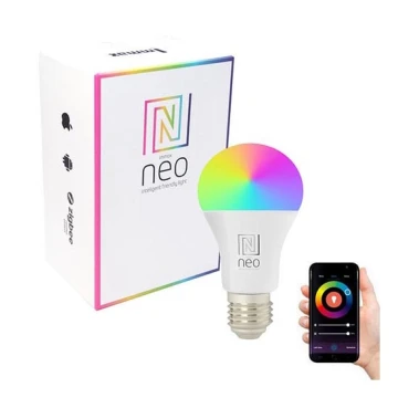 Immax NEO 07712L - LED RGB+CCT Ampoule à intensité variable NEO LITE Smart E27/9W/230V Wi-Fi Tuya 2200 - 6500K