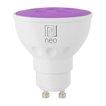 Immax NEO 07724CDO - LOT 3x Ampoule LED RGB+CCT  à intensité variable GU10/6W/230V 2700-6500K Wi-Fi Tuya + télécommande