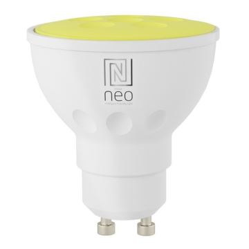 Immax NEO 07724CDO - LOT 3x Ampoule LED RGB+CCT  à intensité variable GU10/6W/230V 2700-6500K Wi-Fi Tuya + télécommande