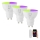 Immax NEO 07724CDO - LOT 3x Ampoule LED RGB+CCT  à intensité variable GU10/6W/230V 2700-6500K Wi-Fi Tuya + télécommande