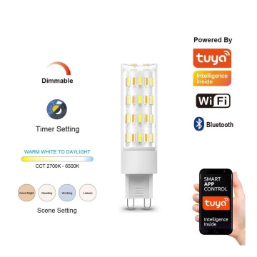 Immax NEO 07763L - Ampoule LED à intensité variable NEO LITE G9/4W/230V 2700-6500K Wi-Fi Tuya