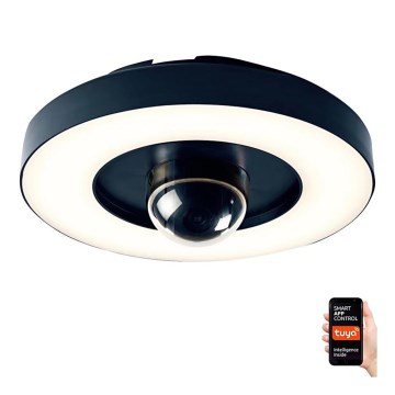 Immax NEO 07792L - LED Slimme buitencamera met een licht RING 22W/230V IP44 Wi-Fi Tuya