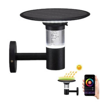 Immax NEO 07907L - LED RGB+CW/W Dimmable solar wall light BUBBLES LED/2W/5,5V IP54 Tuya