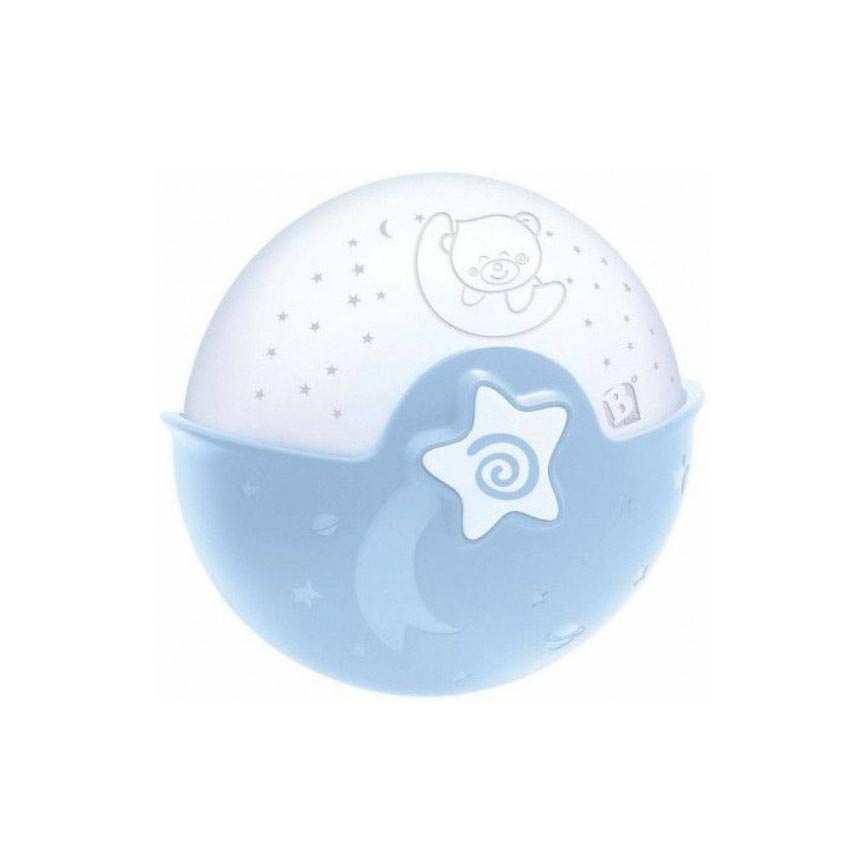 Infantino - Petite lampe pour enfant avec projecteur 3xAA bleu