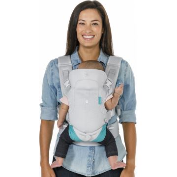 Infantino - Porte-bébé FLIP 4en1 gris clair