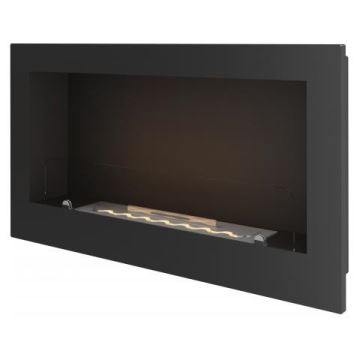 InFire - Cheminée encastrée BIO 90x50 cm 3kW noire