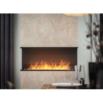 InFire - Inbouwhaard BIO 120x50 cm 3kW zwart