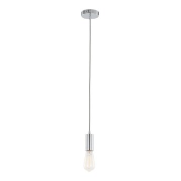 ITALUX - Hanglamp aan een koord MODERNA 1xE27/60W/230V chroom