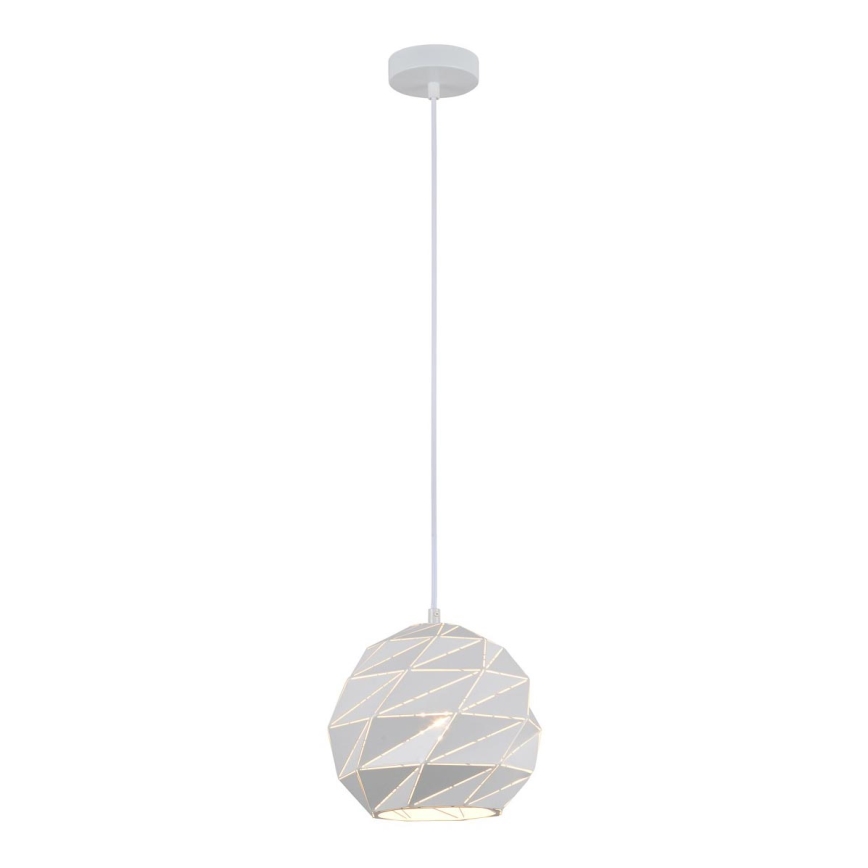 ITALUX - Hanglamp aan een koord PALERMO 1xE27/40W/230V diameter 23 cm wit