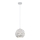 ITALUX - Hanglamp aan een koord PALERMO 1xE27/40W/230V diameter 23 cm wit