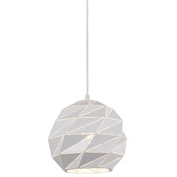 ITALUX - Hanglamp aan een koord PALERMO 1xE27/40W/230V diameter 23 cm wit