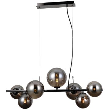 ITALUX - Hanglamp aan een koord CANELLO 7xG9/5W/230V zwart