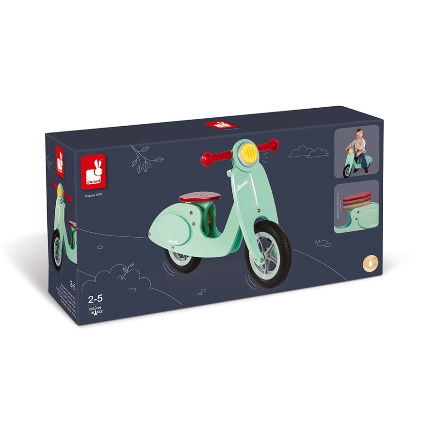 Janod - Draisienne pour enfant VESPA vert