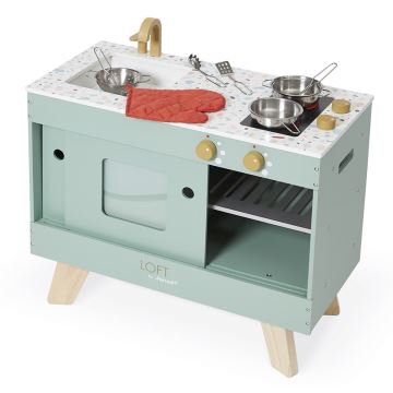 Janod - Houten keuken LOFT mint