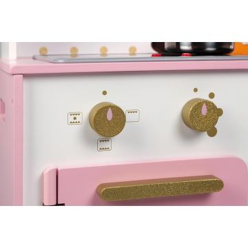 Janod - Houten keuken met LED kookplaat CANDY CHIC