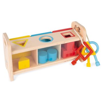 Janod - Jouet interactif en bois MONTESSORI 10 pcs