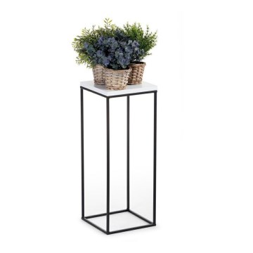 Jardinière BASICLOFT 60x24 noire/blanche