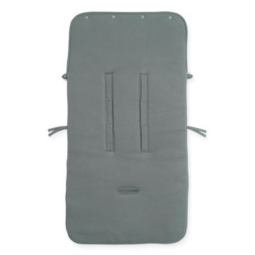 Jollein - Sac pour siège auto fleece BRICK VELVET 42x82 cm Velvet Storm Grey